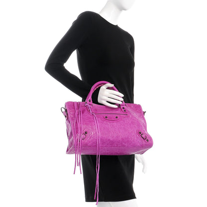 Balenciaga Agneau Classic Hardware City Amethyst 3 of 8