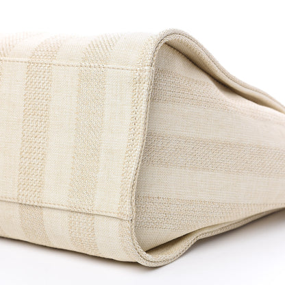 Chanel Mixed Fibers Striped Medium Deauville Tote Beige 8 of 8