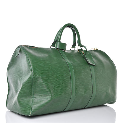Louis Vuitton Epi Keepall 50 Borneo 3 of 29