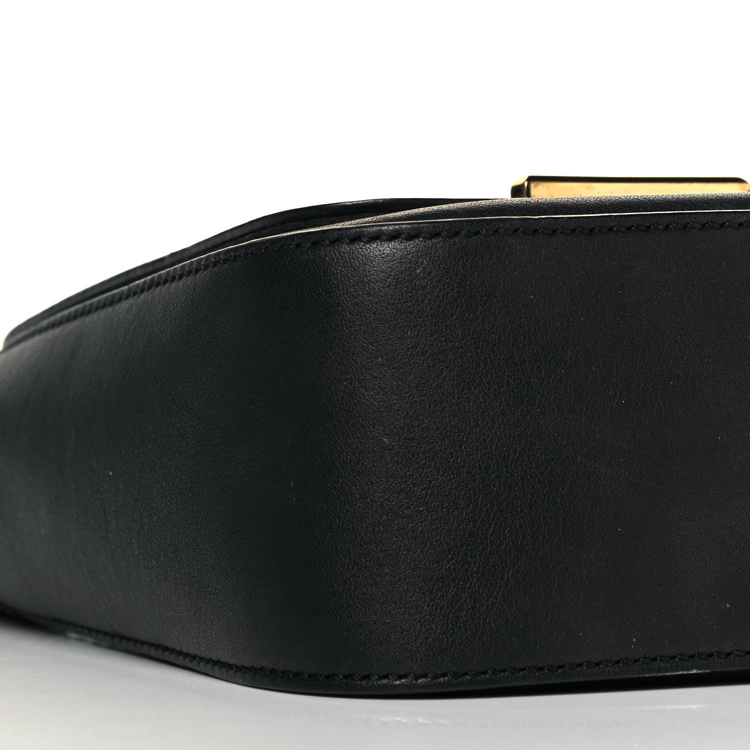 Fendi Vitello Dolce Baguette Shoulder Bag Black 5 of 9