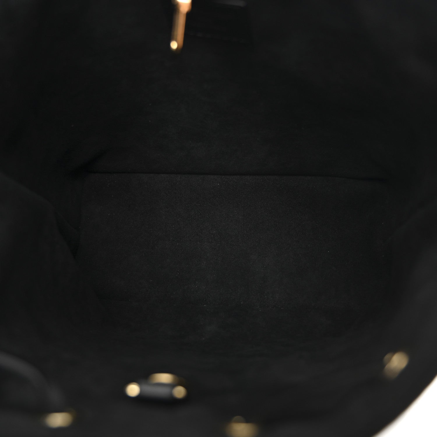 Louis Vuitton Lambskin Embossed Monogram Coussin Bucket Black 5 of 9