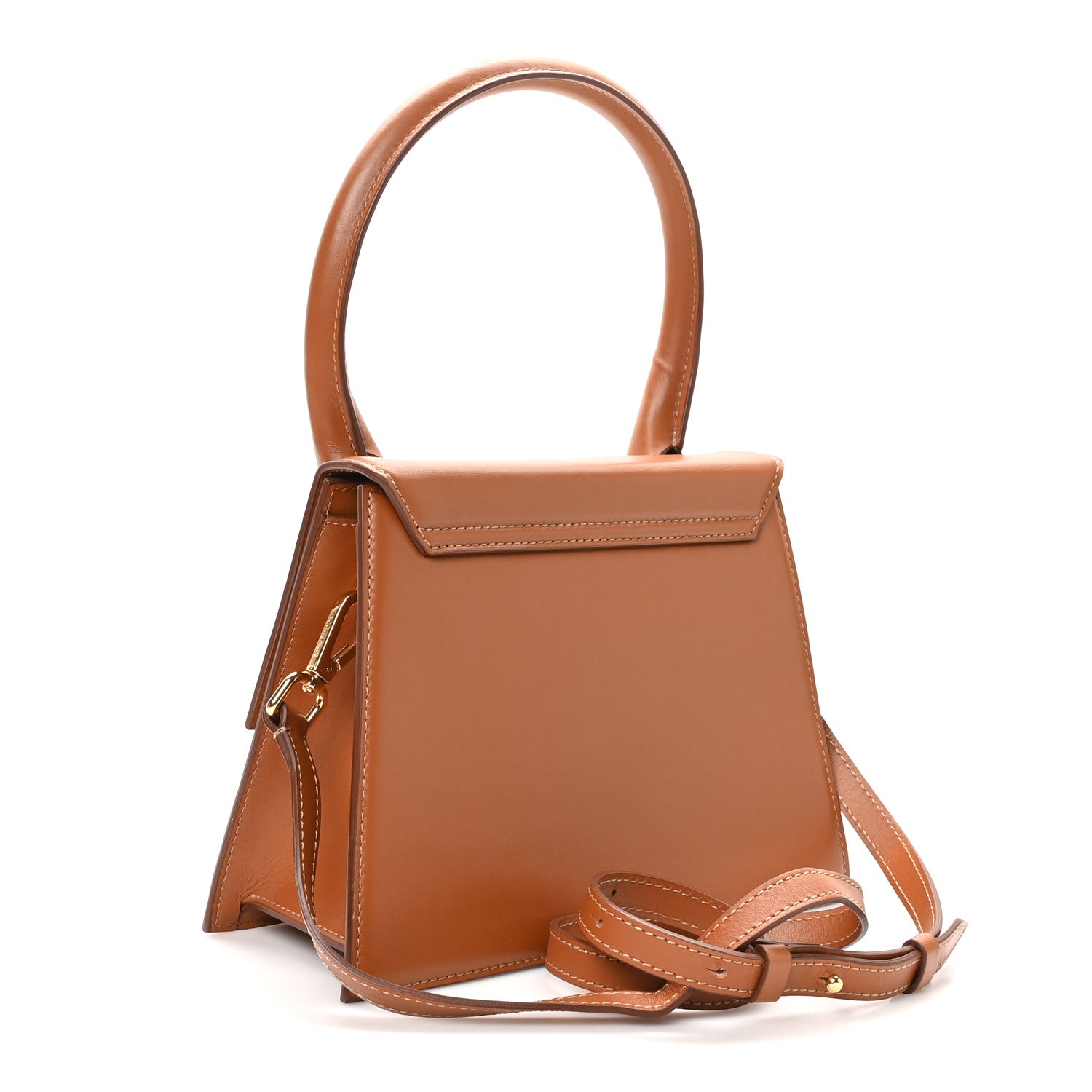 Jacquemus Smooth Calfskin Le Grand Chiquito Light Brown 3 of 12