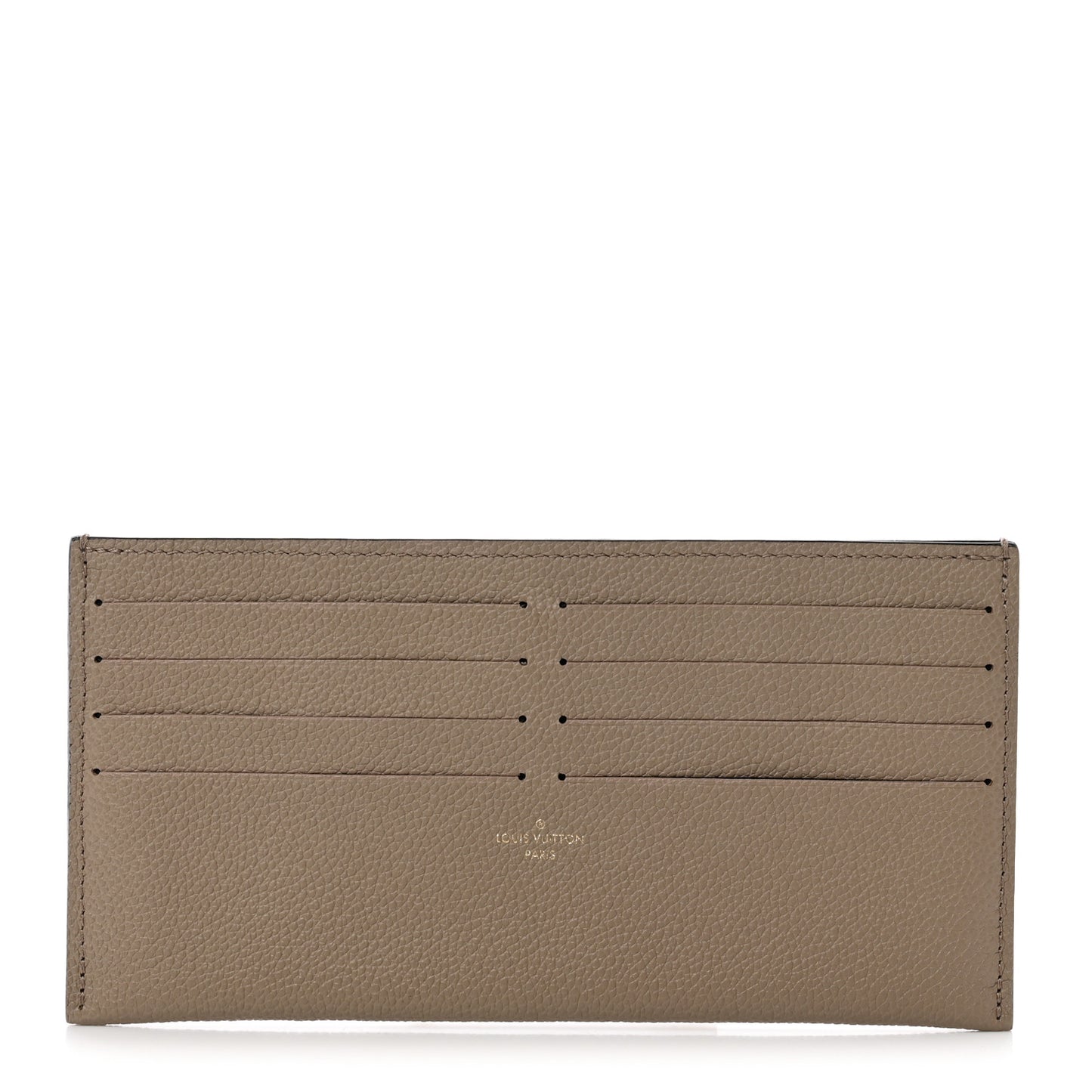 Calfskin Felicie Chain Wallet Card Holder Insert Tourterelle