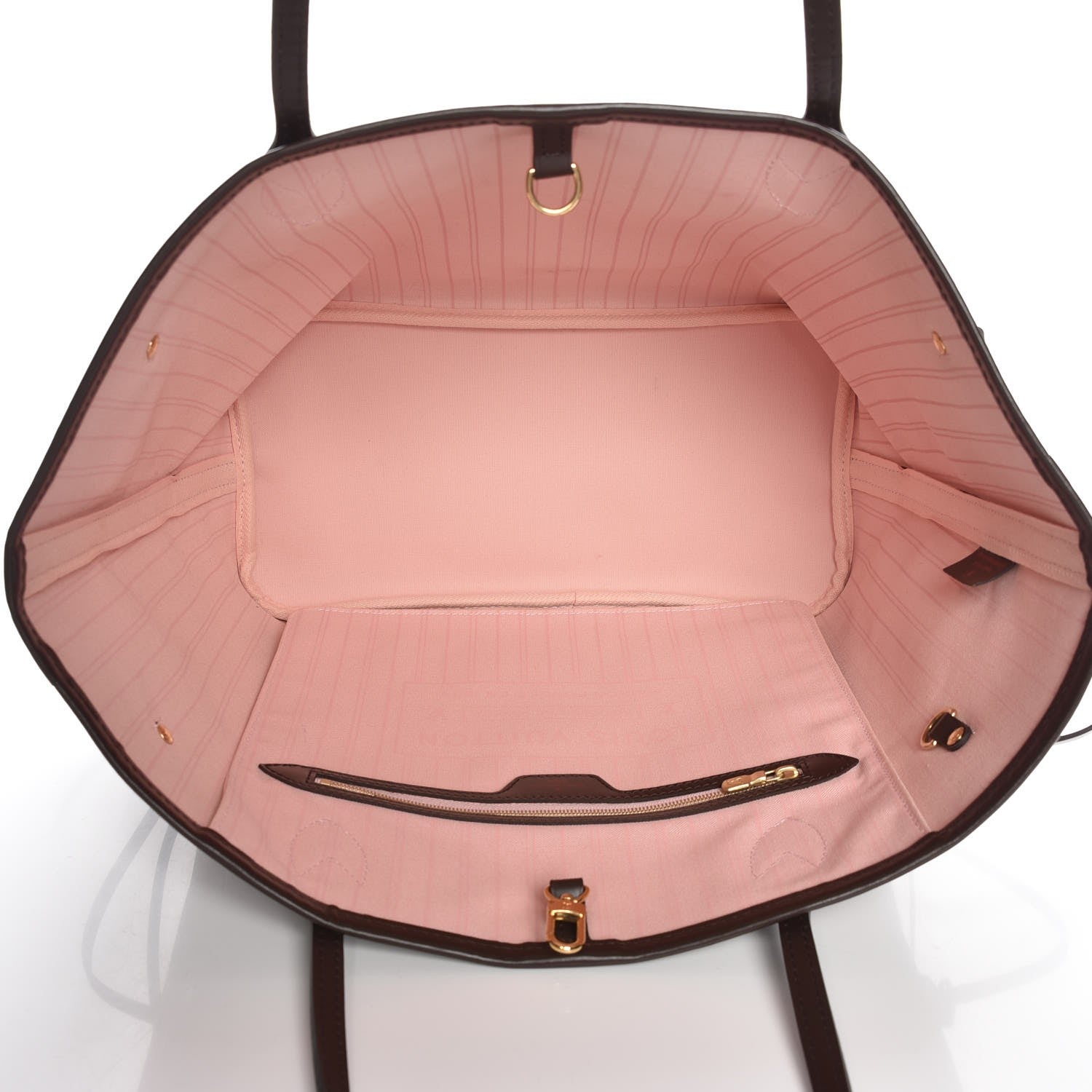 Louis Vuitton Damier Ebene Neo Neverfull MM Rose Ballerine 5 of 8