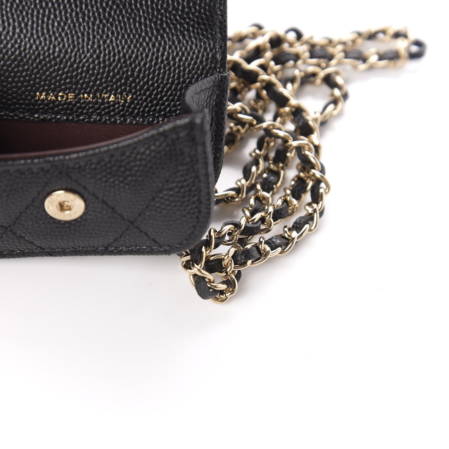 Caviar Quilted Airpods Pro Case Black