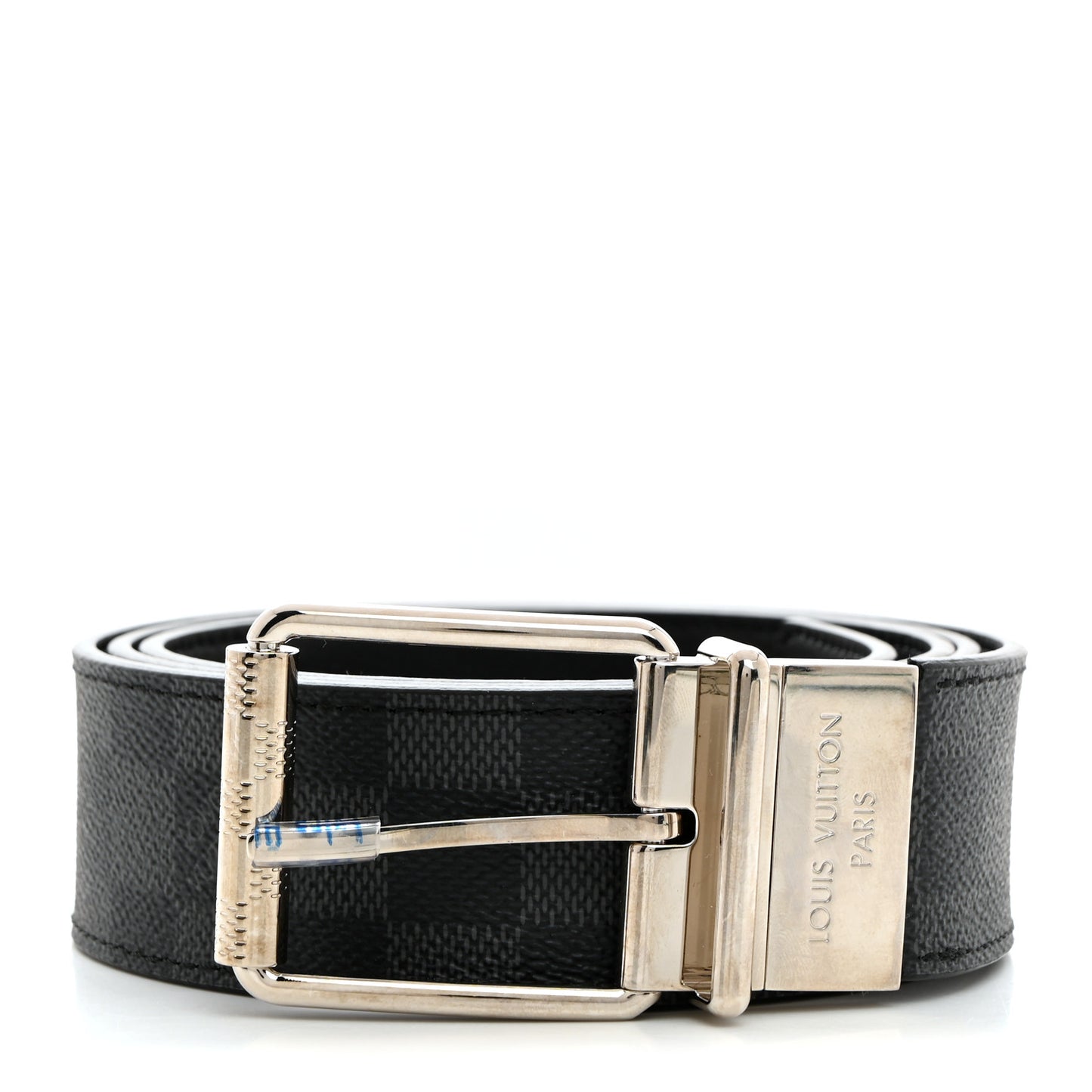 Damier Graphite Calfskin Belt 110 44 Black