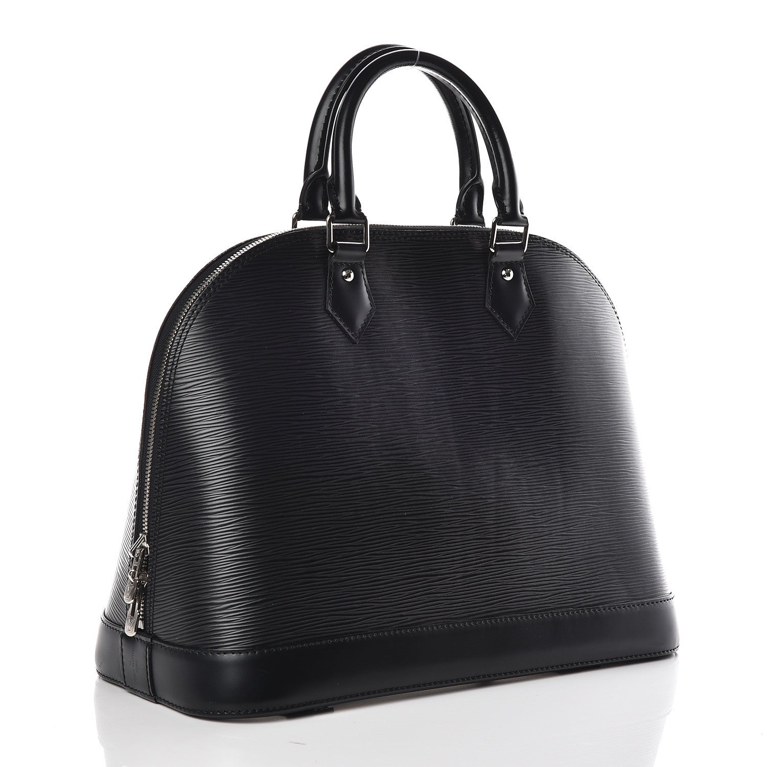 Louis Vuitton Epi Alma MM Black 3 of 10