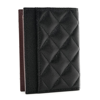 Chanel Caviar Quilted Card Holder Wallet Black 3 of 9
