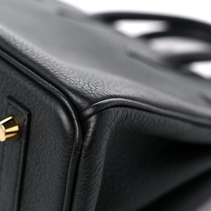 Hermes Togo Birkin 25 Black 11 of 16
