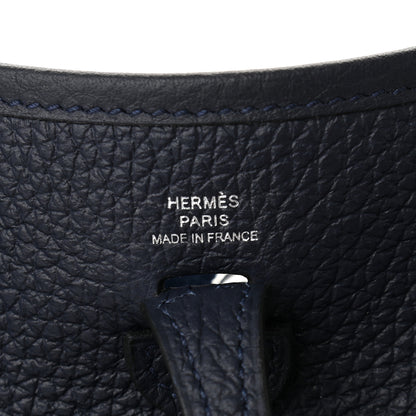 Hermes Taurillon Clemence Evelyne TPM Bleu Nuit 5 of 8