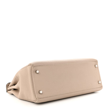Hermes Togo Kelly Retourne 32 Gris Tourterelle 4 of 15
