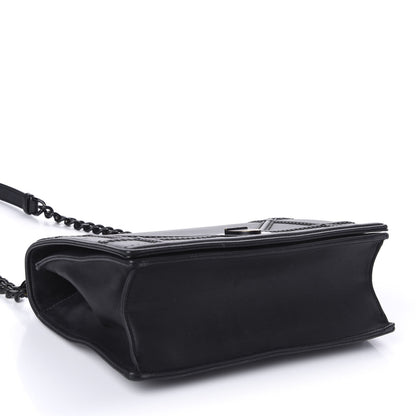 Christian Dior Ultra Matte Calfskin Studded Medium Diorama Flap Bag Black 4 of 11