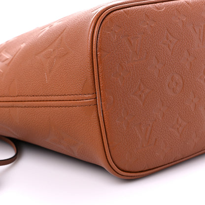 Louis Vuitton Empreinte Monogram Giant Neverfull MM Cognac 8 of 9