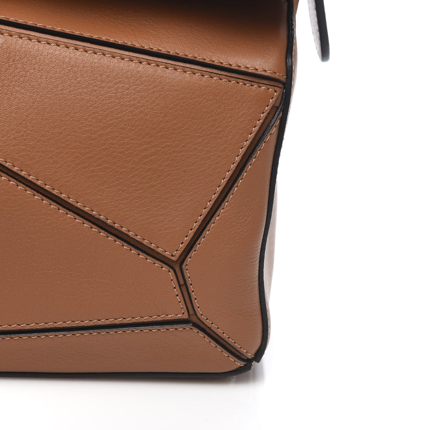Calfskin Small Puzzle Bag Tan