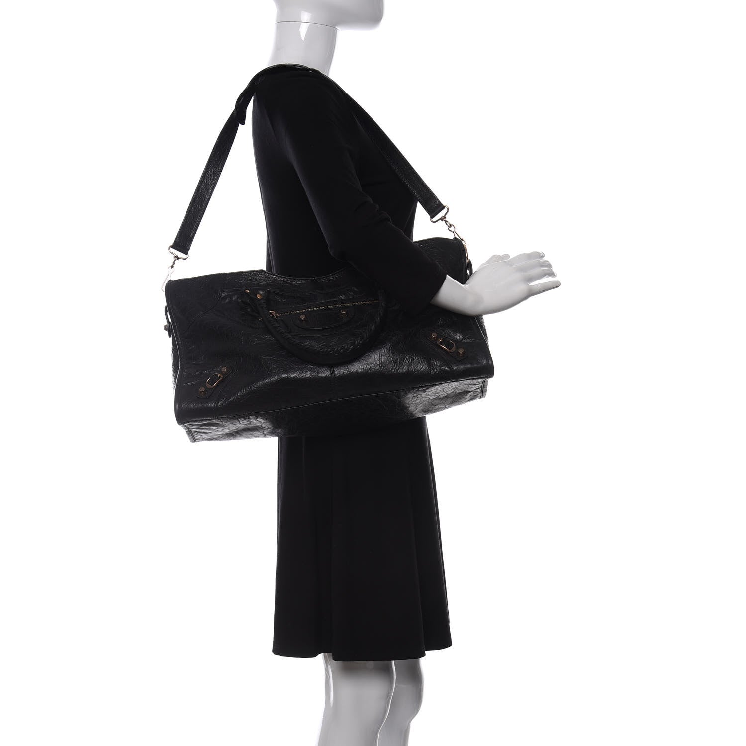 Balenciaga Agneau Giant 12 Rose Gold Hardware Part Time Black 2 of 11