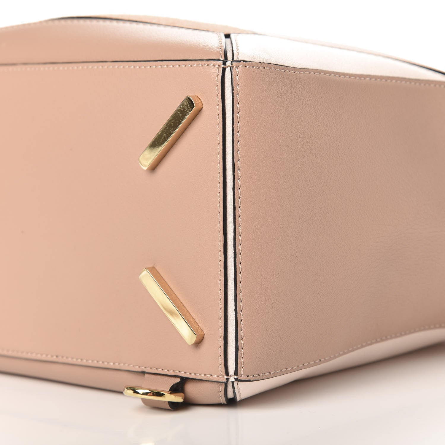 Loewe Calfskin Suede Medium Puzzle Bag Blush 8 of 9