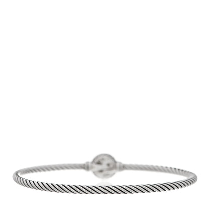 David Yurman Sterling Silver Hematite 3mm Chatelaine Bracelet 2 of 3