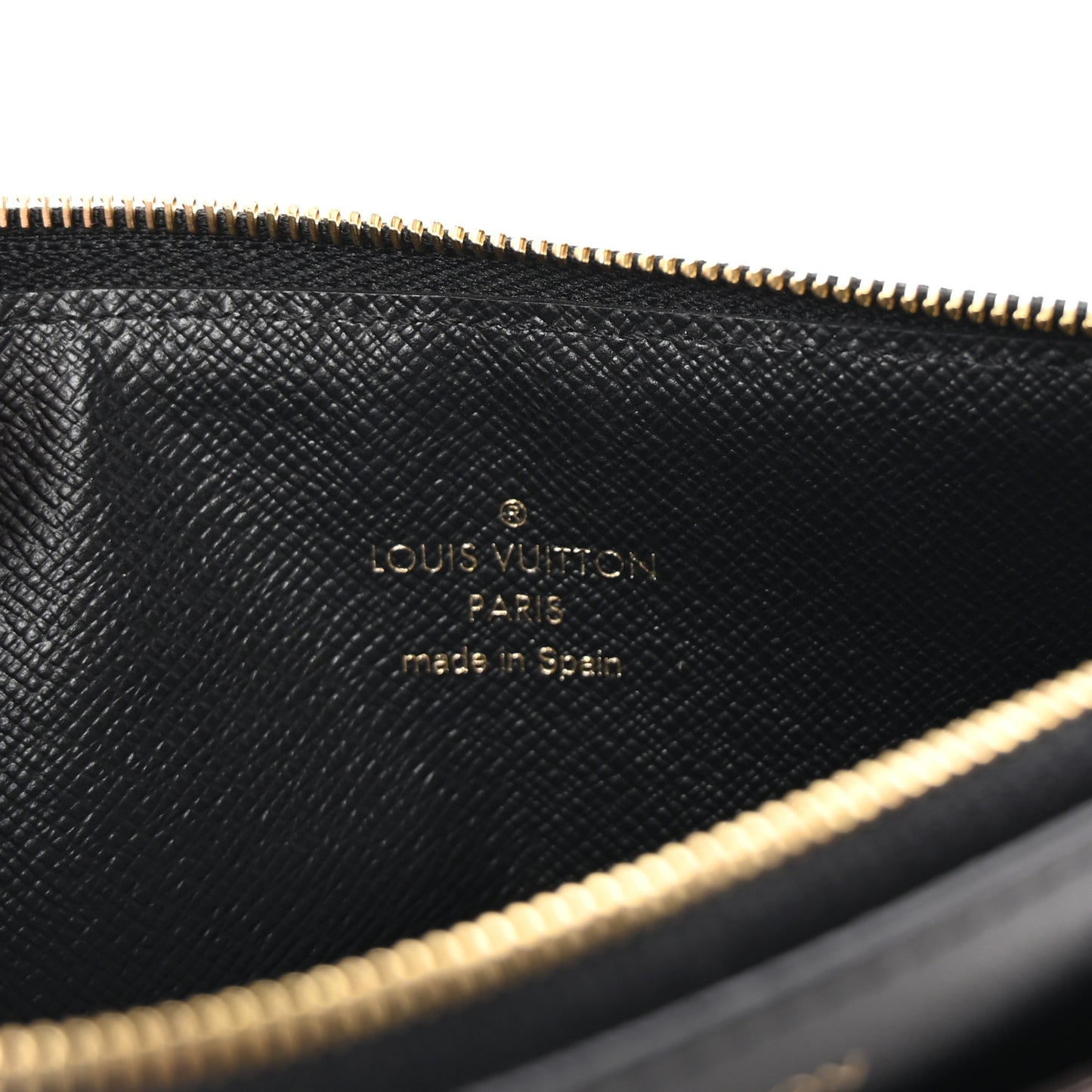 Monogram Slim Purse Black