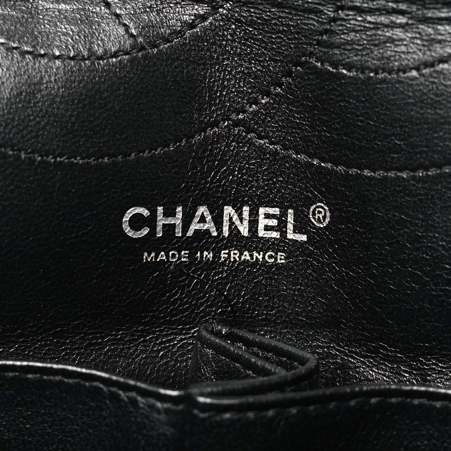 Chanel Metallic Calfskin Striped 2.55 Reissue 227 Flap Black 6 of 10