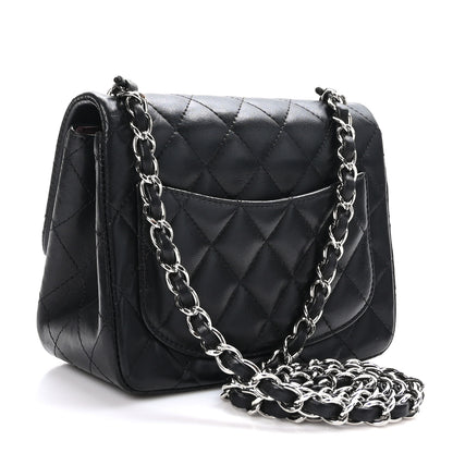 Chanel Lambskin Quilted Mini Square Flap Black 3 of 10