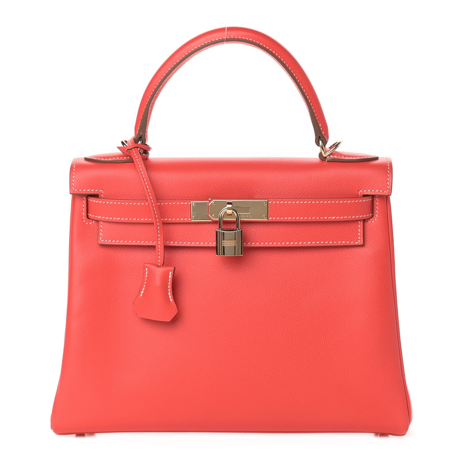 Hermes Epsom Candy Kelly Retourne 28 Rose Jaipur Gold 1 of 41