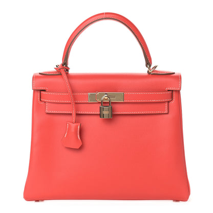 Hermes Epsom Candy Kelly Retourne 28 Rose Jaipur Gold 1 of 41