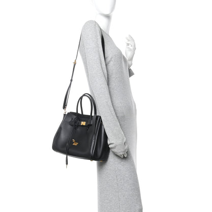 Balenciaga Smooth Calfskin Small Bel Air Carry All Bag Black 2 of 10