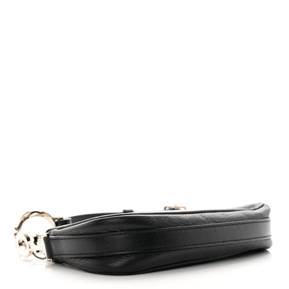 Christian Dior Calfskin Shoulder Bag Black 10 of 13