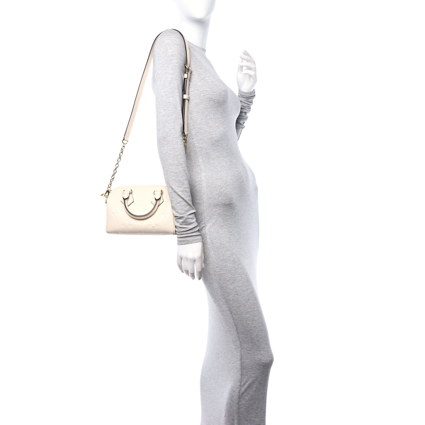 Empreinte Monogram Giant Speedy Bandouliere 20 Creme