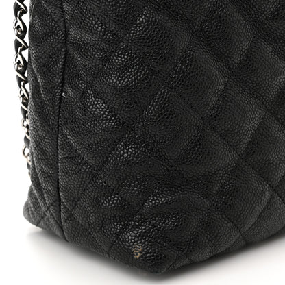 Chanel Caviar Quilted French Riviera Hobo Black 12 of 15