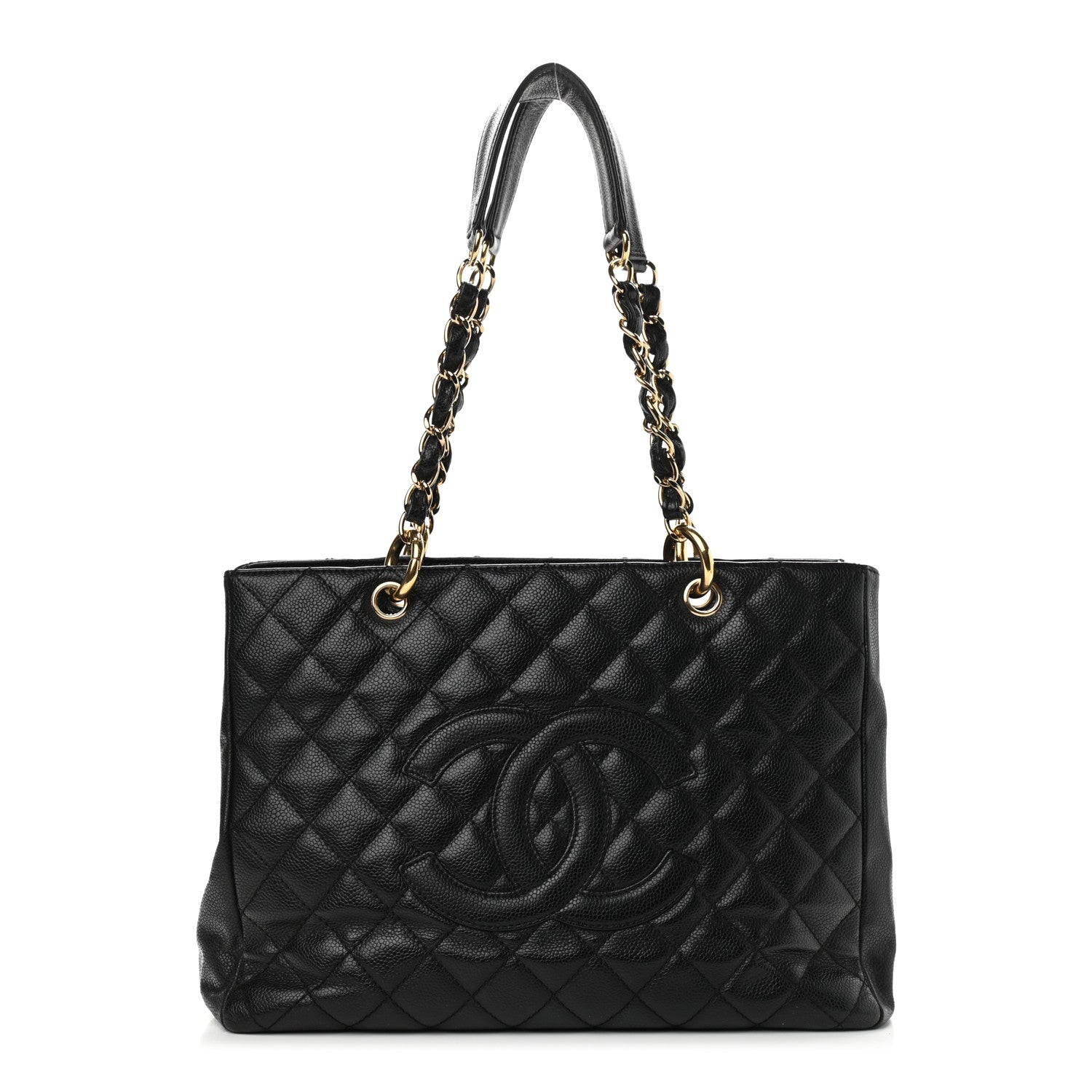 Chanel Caviar Quilted Grand Shopping Tote GST Black 1 of 10