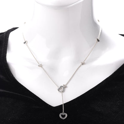 Tiffany Sterling Silver Heart Lariat Necklace 2 of 4