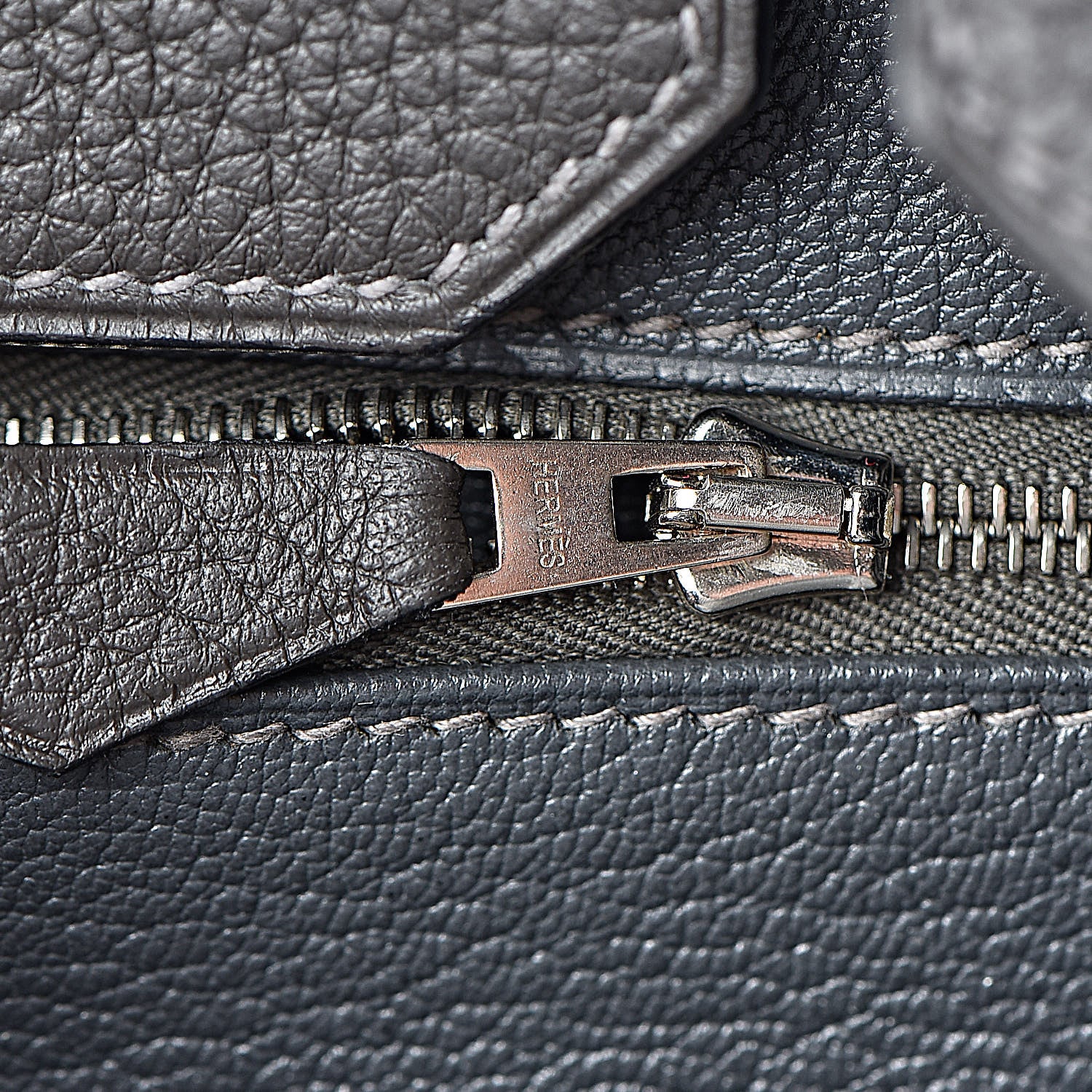 Hermes Taurillon Clemence Birkin 35 Graphite 21 of 37