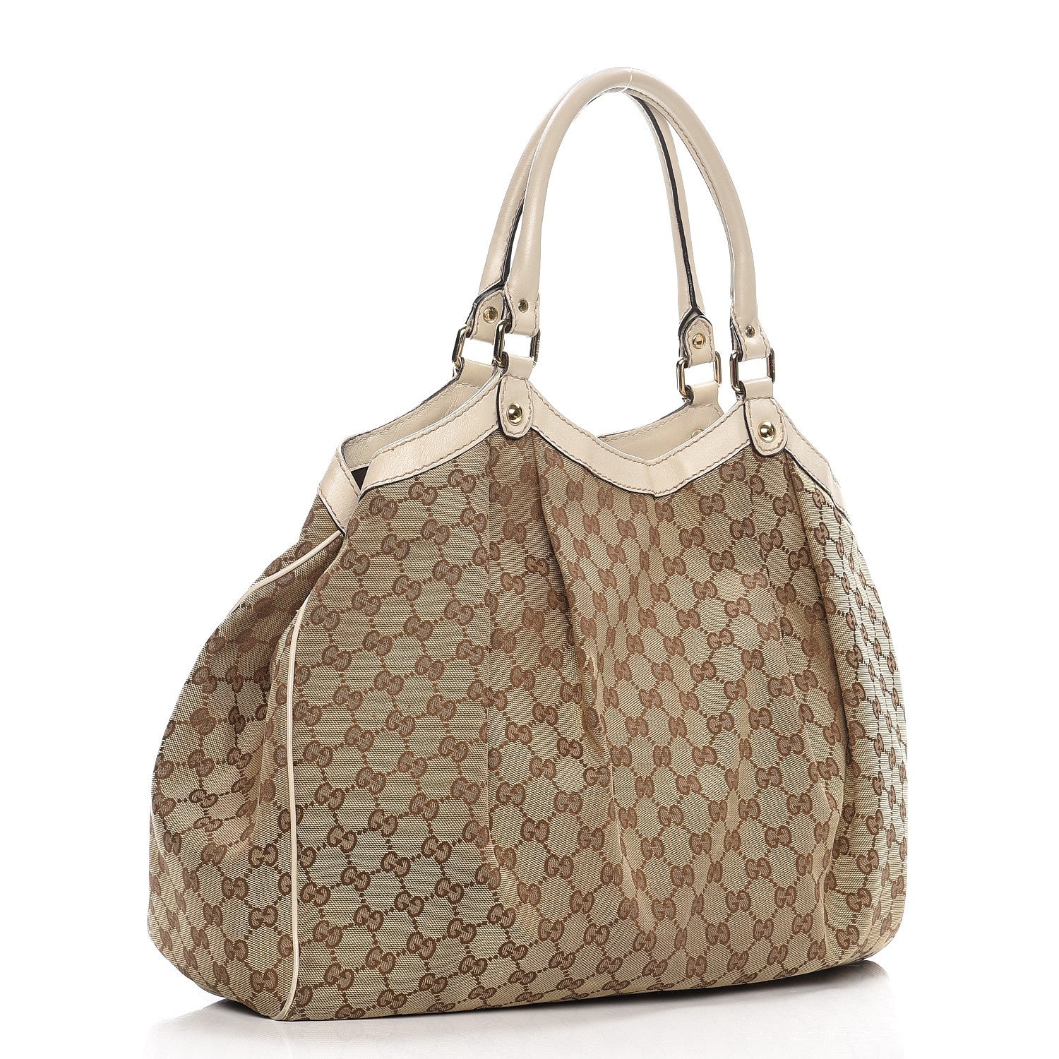 Gucci Monogram Large Sukey Tote Off White 3 of 14