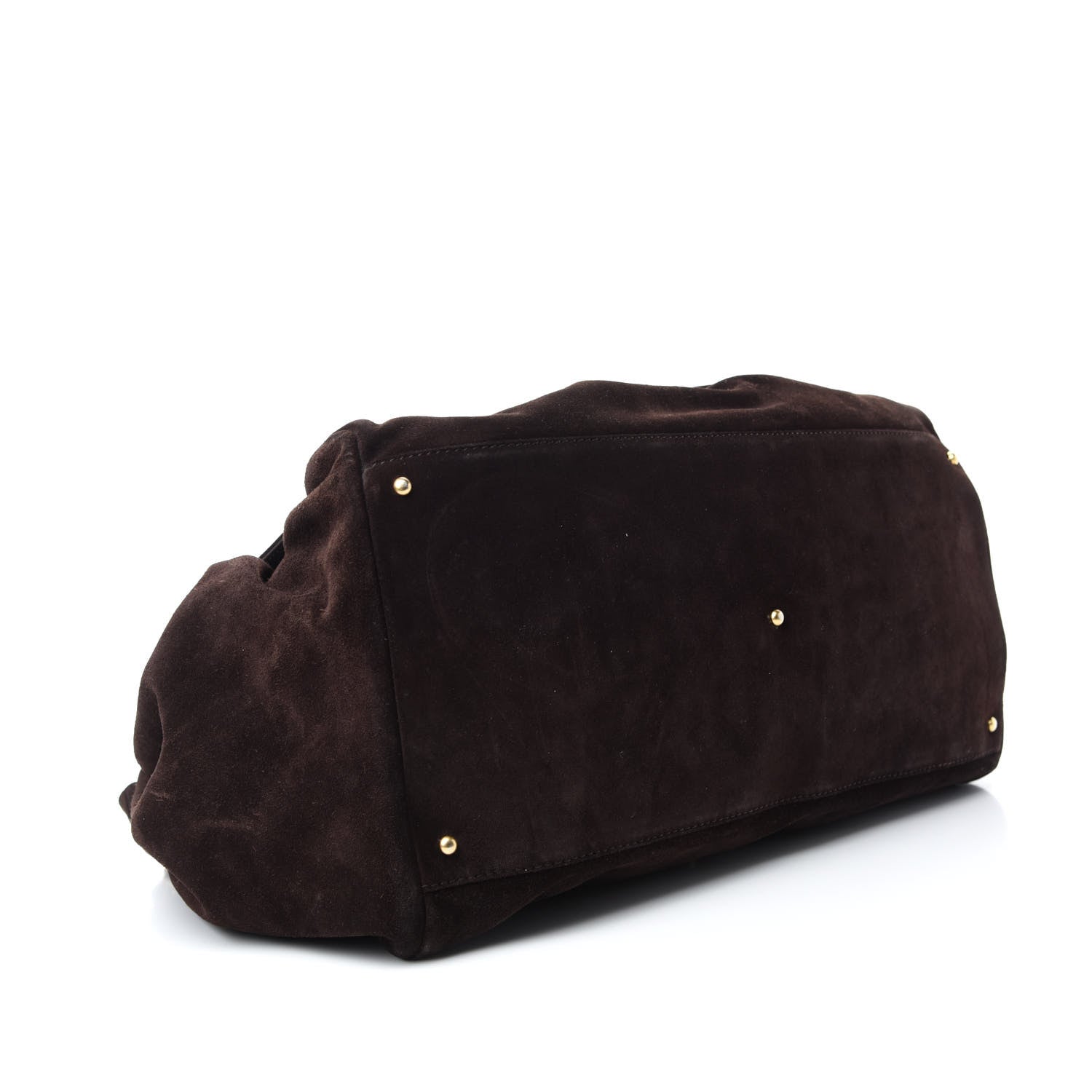 Chanel Suede Accordion Flap Brown 4 of 11
