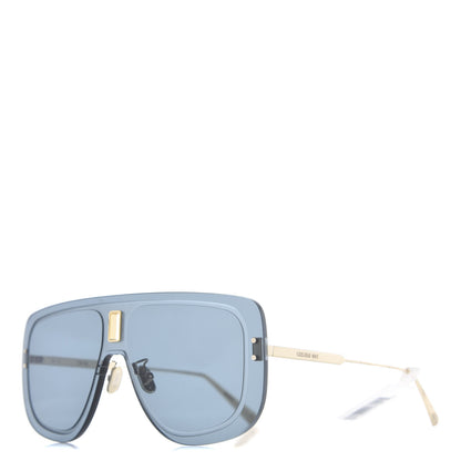 Christian Dior UltraDior Mask Sunglasses Gold Blue 1 of 9