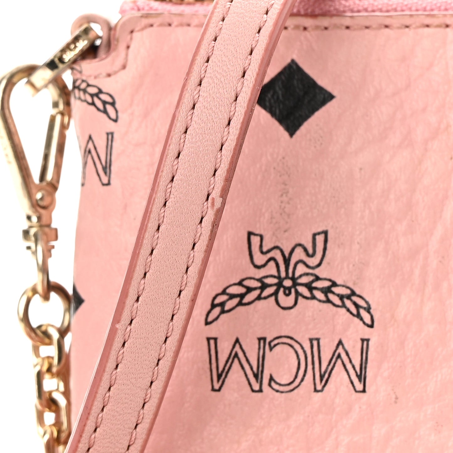 Visetos Rabbit Crossbody Pouch Soft Pink