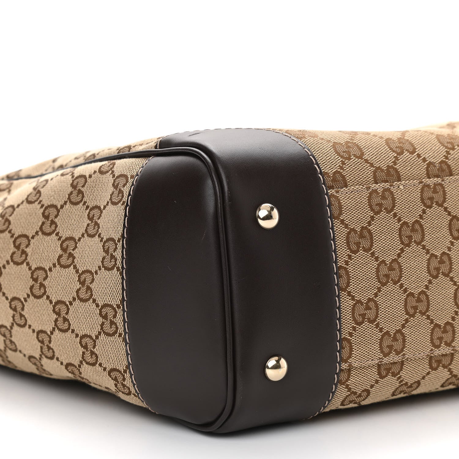 Gucci Monogram Web Medium Mayfair Tote Dark Brown 9 of 11