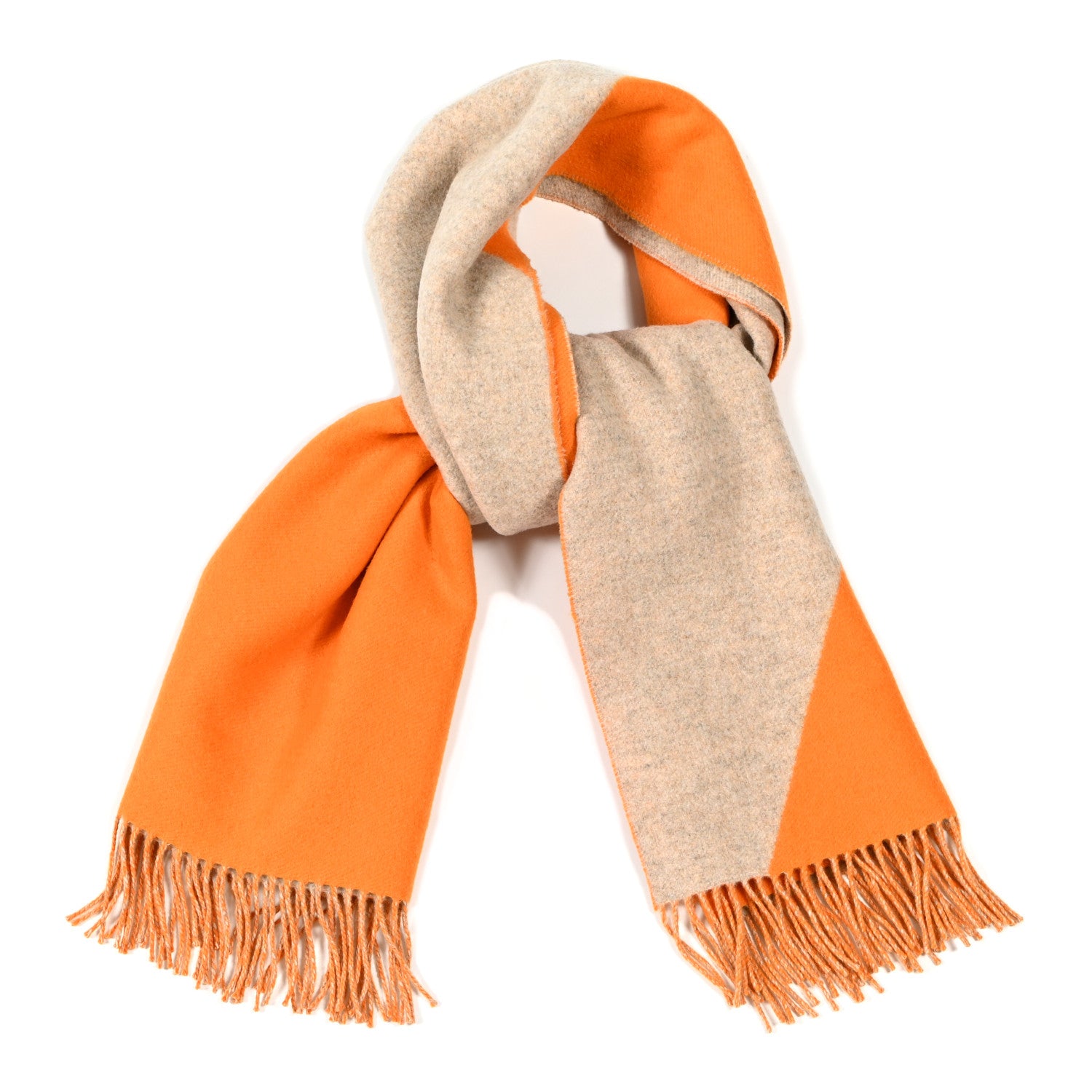Hermes Cashmere Fringe Scarf 1 of 3