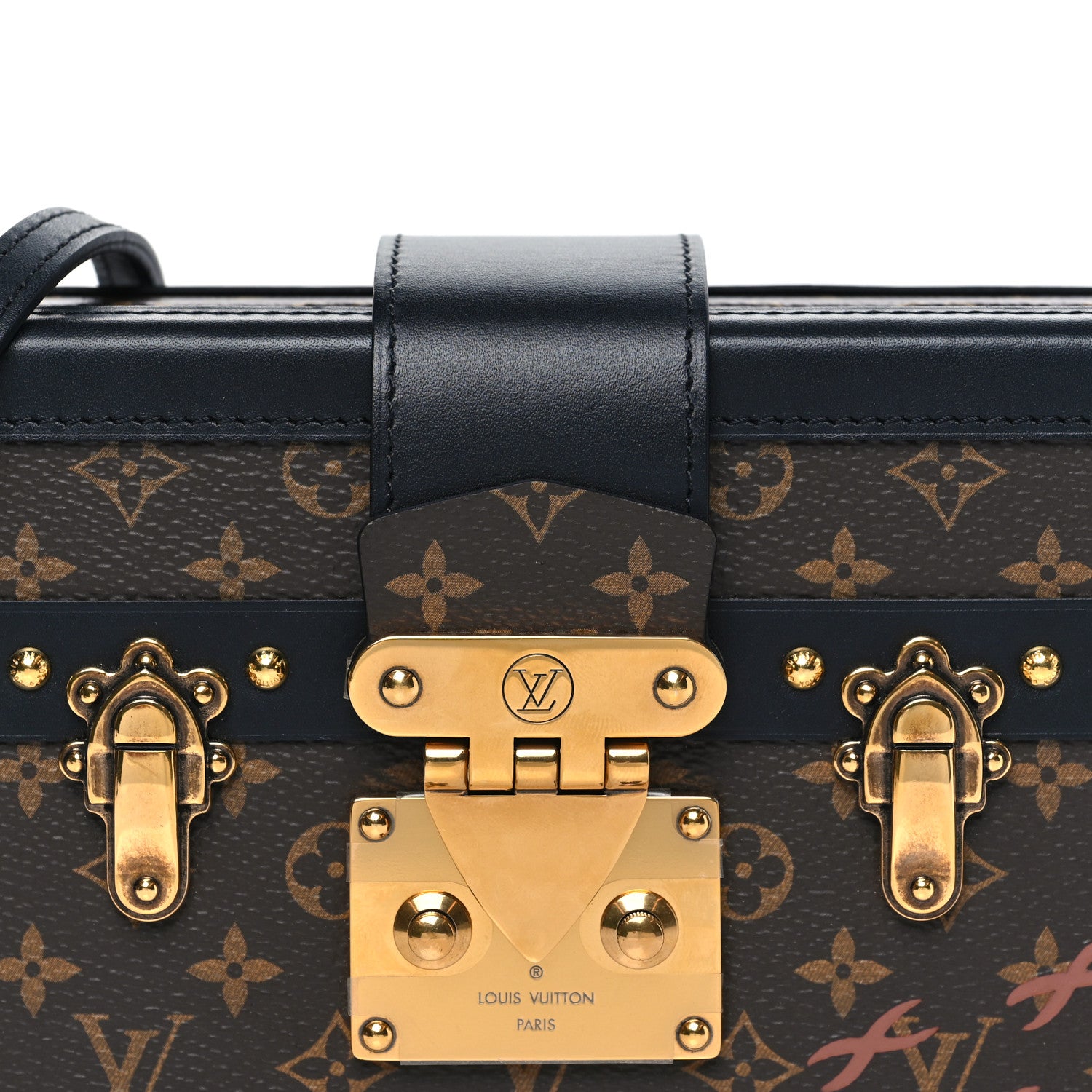 Louis Vuitton Monogram Petite Malle Black 7 of 9
