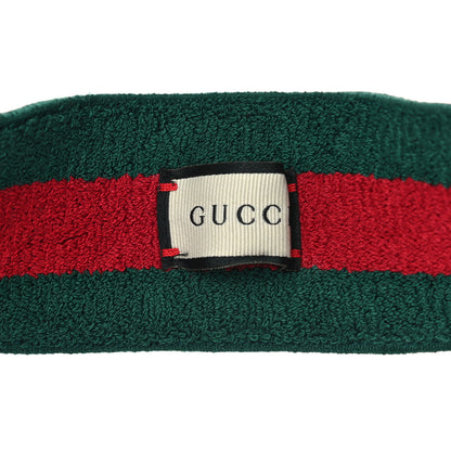 Gucci Vinyl Web Visor M Green Red 6 of 7