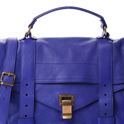 Proenza Schouler Lambskin Medium PS1 Satchel Ultramarine 11 of 11