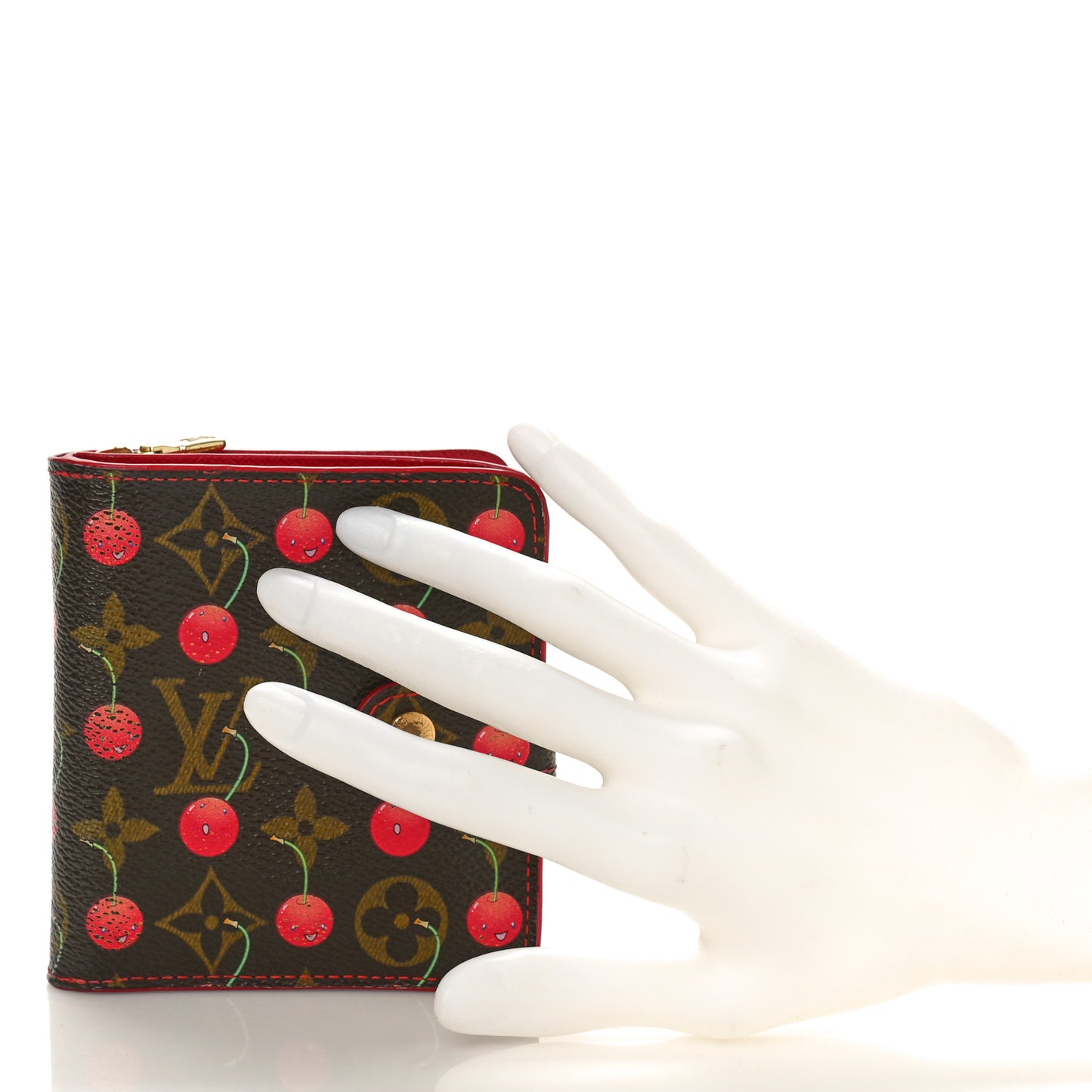 Monogram Cerises Compact Zippe Wallet
