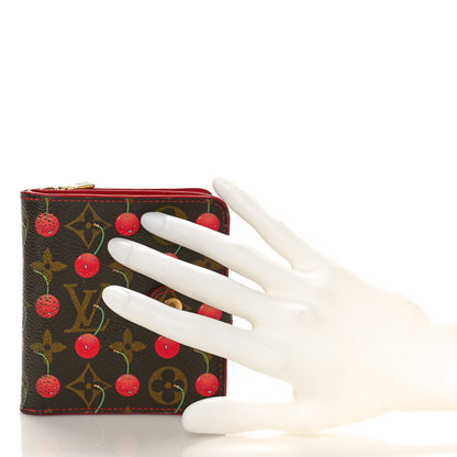 Louis Vuitton Monogram Cerises Compact Zippe Wallet 2 of 9