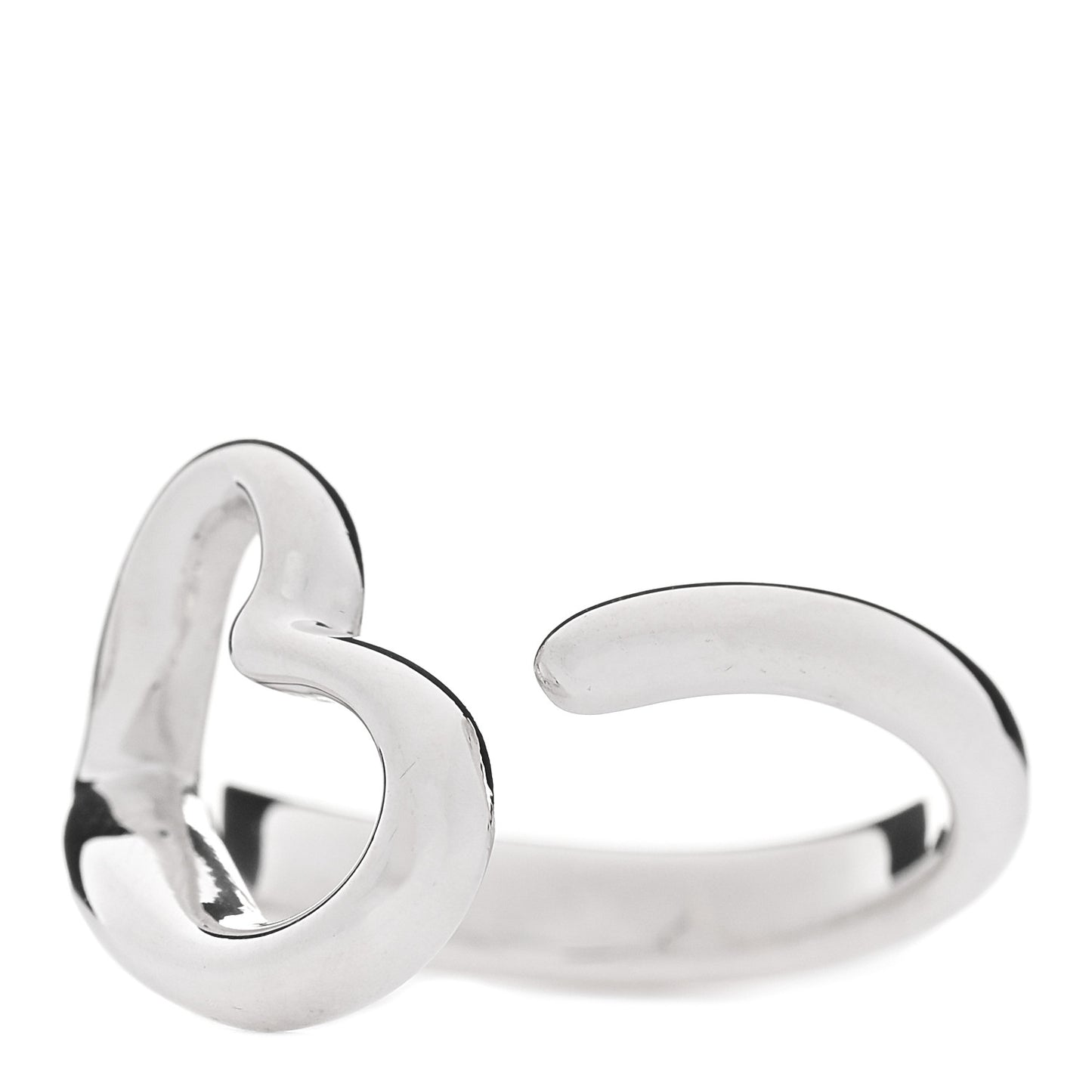 Sterling Silver Elsa Peretti Open Heart Ring 55 7.25