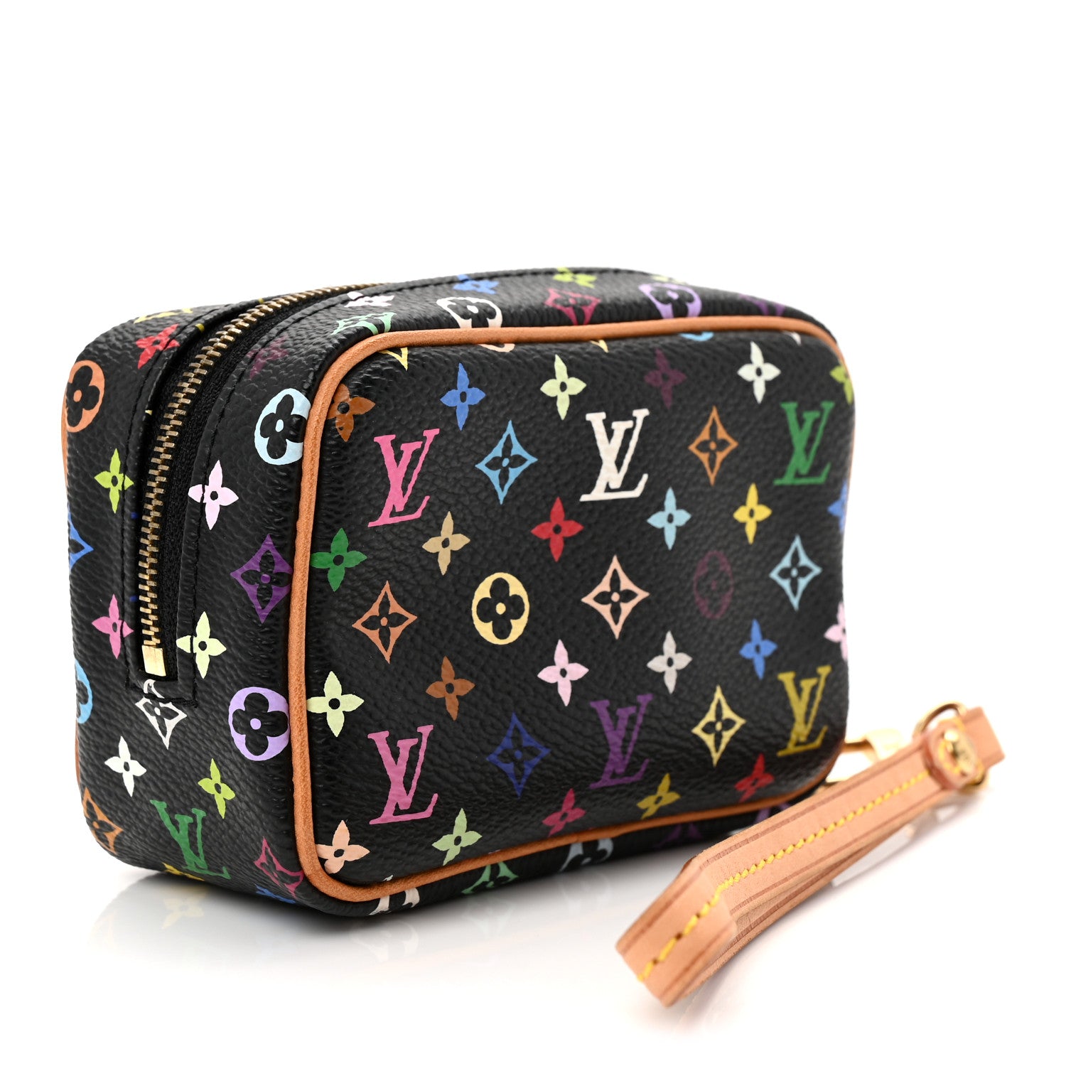 Louis Vuitton Monogram Multicolor Trousse Wapity Black 3 of 6