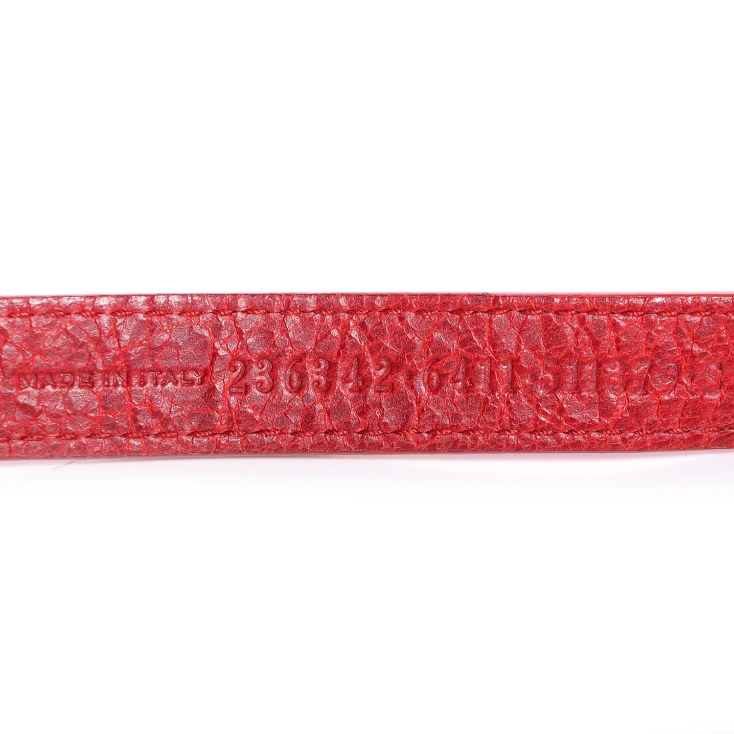 Balenciaga Agneau Triple Tour Bracelet Small Rouge Coquelicot 4 of 5