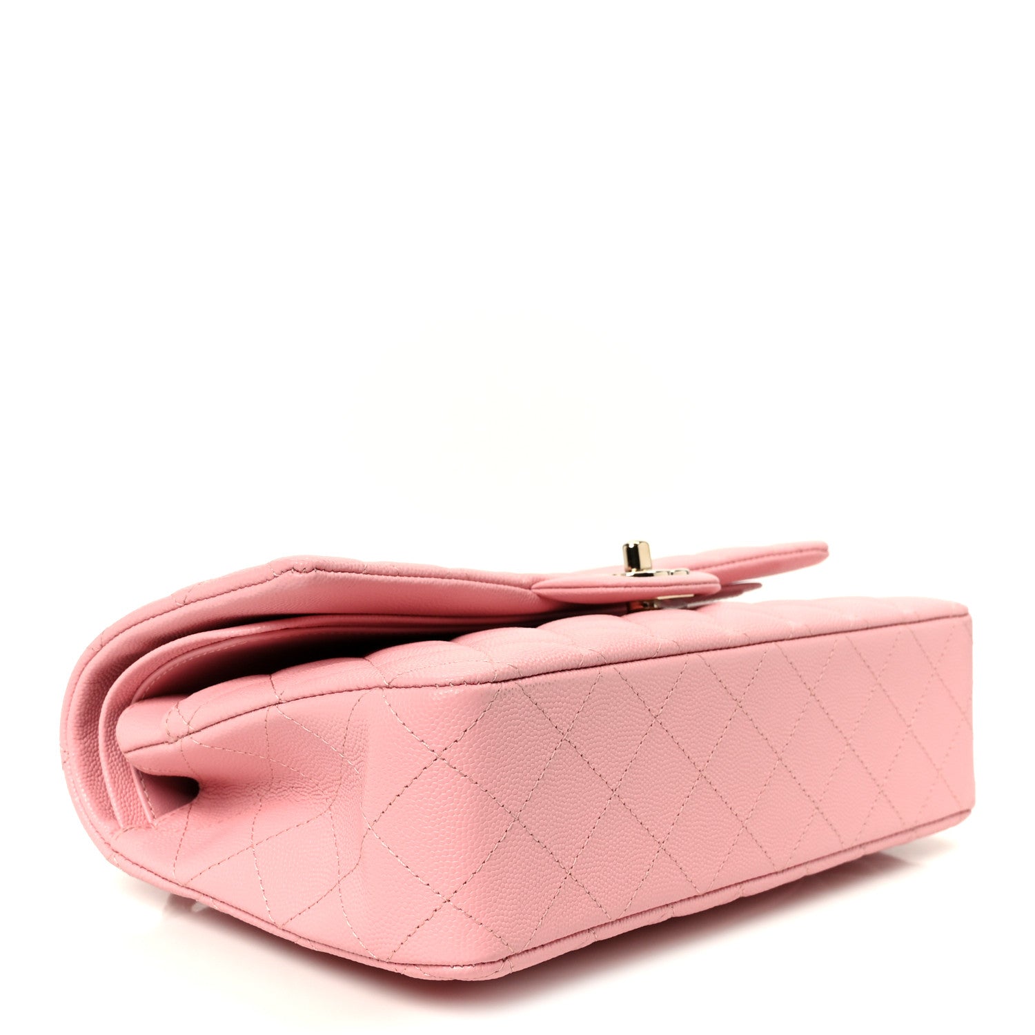 Chanel Caviar Quilted Medium Double Flap Light Pink 4 of 11