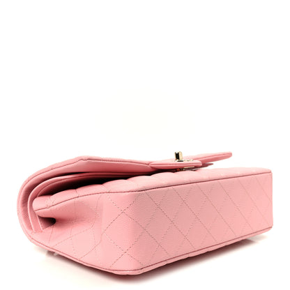 Chanel Caviar Quilted Medium Double Flap Light Pink 4 of 11