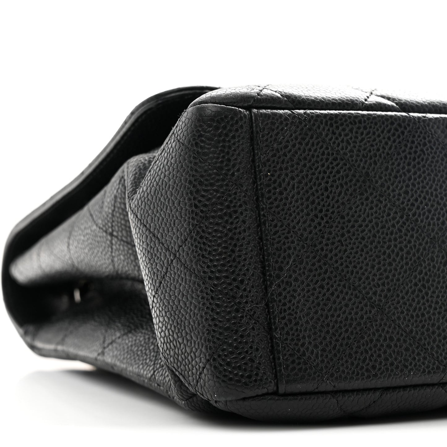Caviar Maxi Single Flap Black